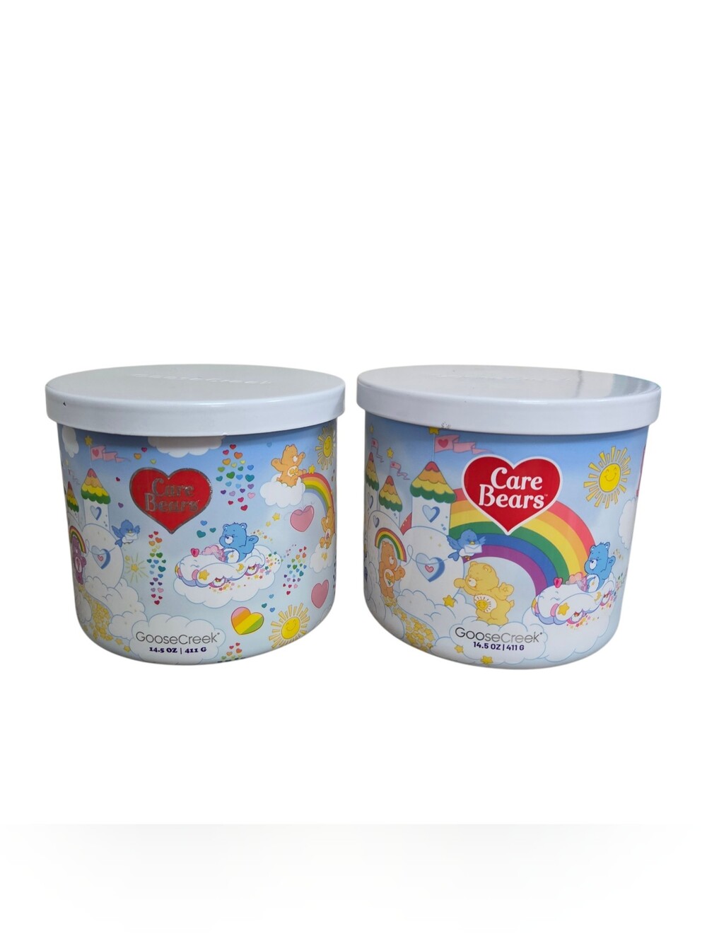 Goose Creek Care Bears Dream Clouds & Care-A-Lot Castle 14.5 oz. 3 Wick Candles